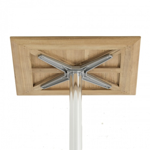 square outdoor teak table top