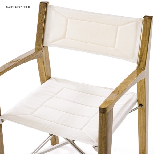12915F Odyssey Director Chair angled left side facing front on white background