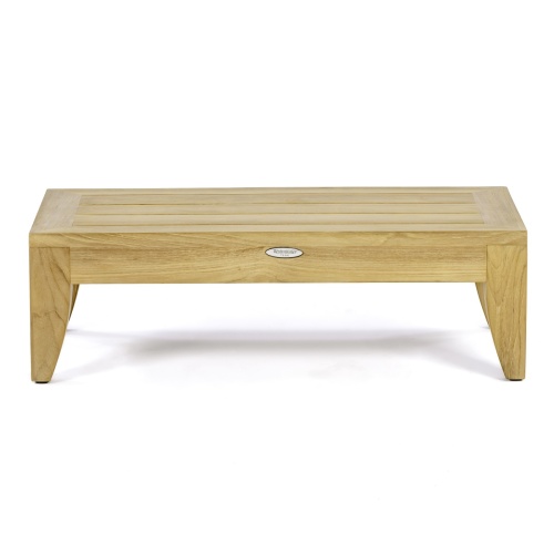 14314 aman dais teak side table side view on white background
