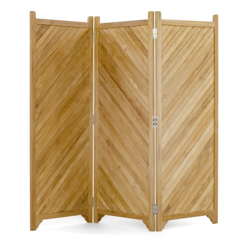 18252 Veranda Privacy Screen opened on carpet in a closet showing clothes and shoes in the background 