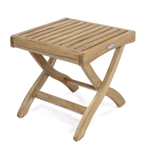 18600 Barbuda Ottoman Side Table angled view on white background