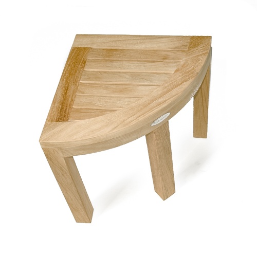 18818 Pacifica Corner Spa Stool rear view on white background