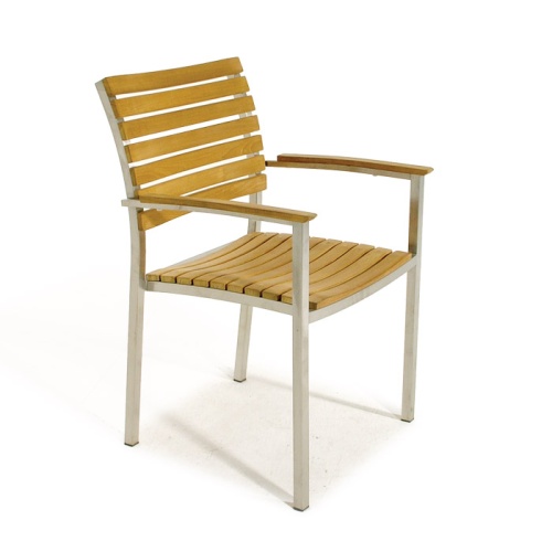22007ST Vogue Dining Chair angled view on white background