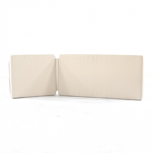 30002SG Malaga Chaise Lounger cushion on side with front view on white background