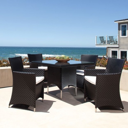 black dining set