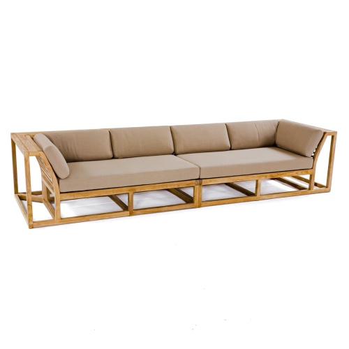 70278 maya grand sofa set with cushions front aerial view on white background