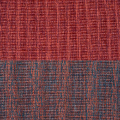71005psph sangria horizon throw pillow closeup of both color swatches one color above the other color