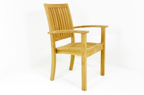 12196ST Sussex Dining Chair angled view on white background