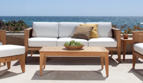 teak coffee table set