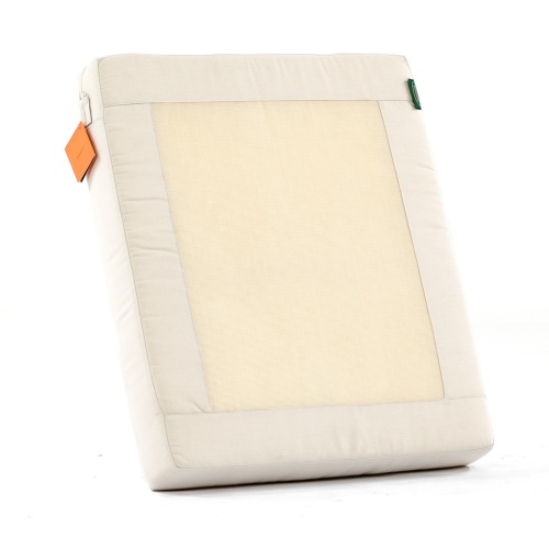 31001dp Malaga collection armchair canvas colored seat cushion bottom view on white background