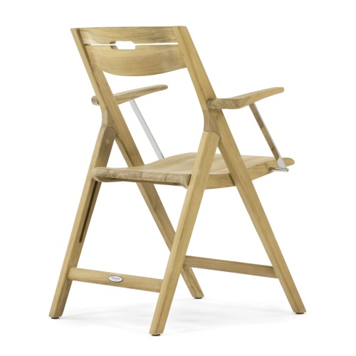 12916 Surf Arm Chair angled back view on white background