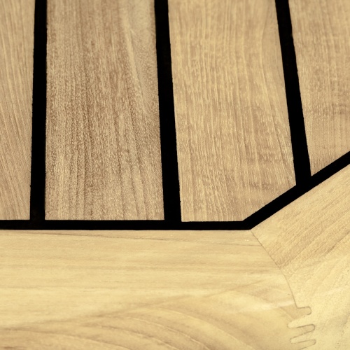 25015 Vogue 6 ft Round Table aerial angled view on white background