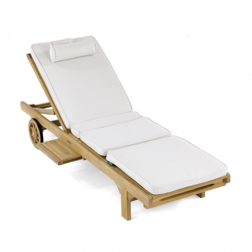 wooden steamer lounger
