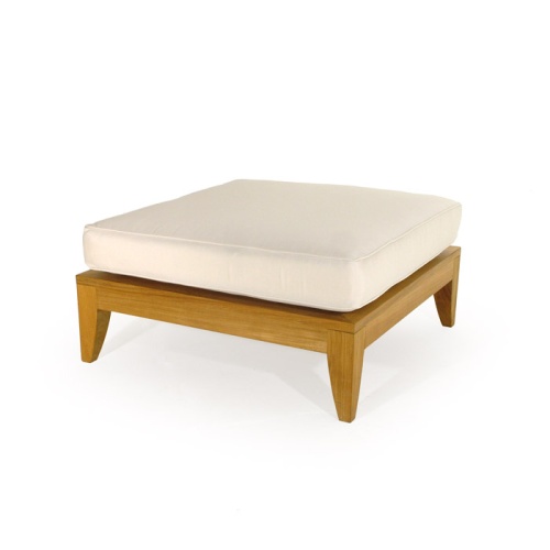 16767 Aman Dais Fill Frame with canvas colored cushion in angled view on white background