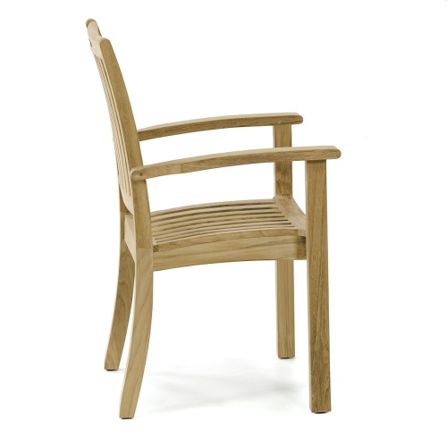 70700 Sussex dining armchair side view on white background