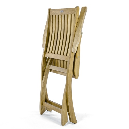 12602S Barbuda dining armchair folded on white background
