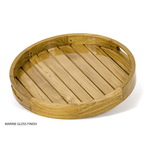 14170 Kafelonia Side Table with tray to side on white background