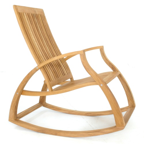 16419DP Aria Rocker angled side view on white background