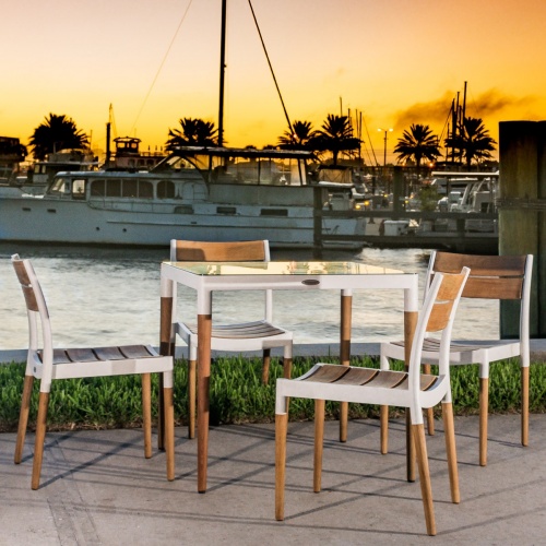 outdoor teak aluminum furniture