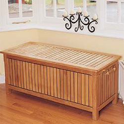 18203 somerset rectangular storage box on indoor wooden floor with bay window in background