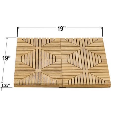 18408 diamond teak tile autocad on white background