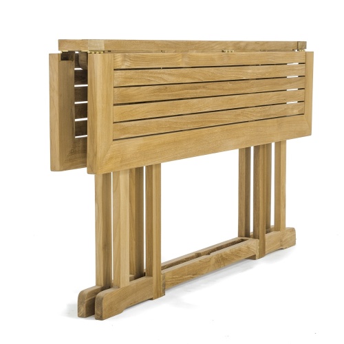 70475 Surf Nevis folding table angled view with both leaves down on white background