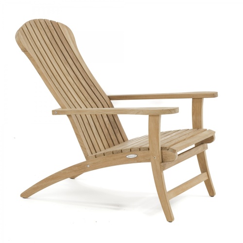 12221 Adirondack Chair in angled side view on white background 