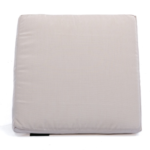 70416 Laguna teak bar stool seat cushion top view on white background