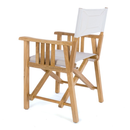 12568F Barbuda Director Chair in angled view of chair back on a white background