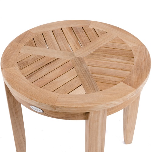14250 Laguna teak Coffee Table angled on white background