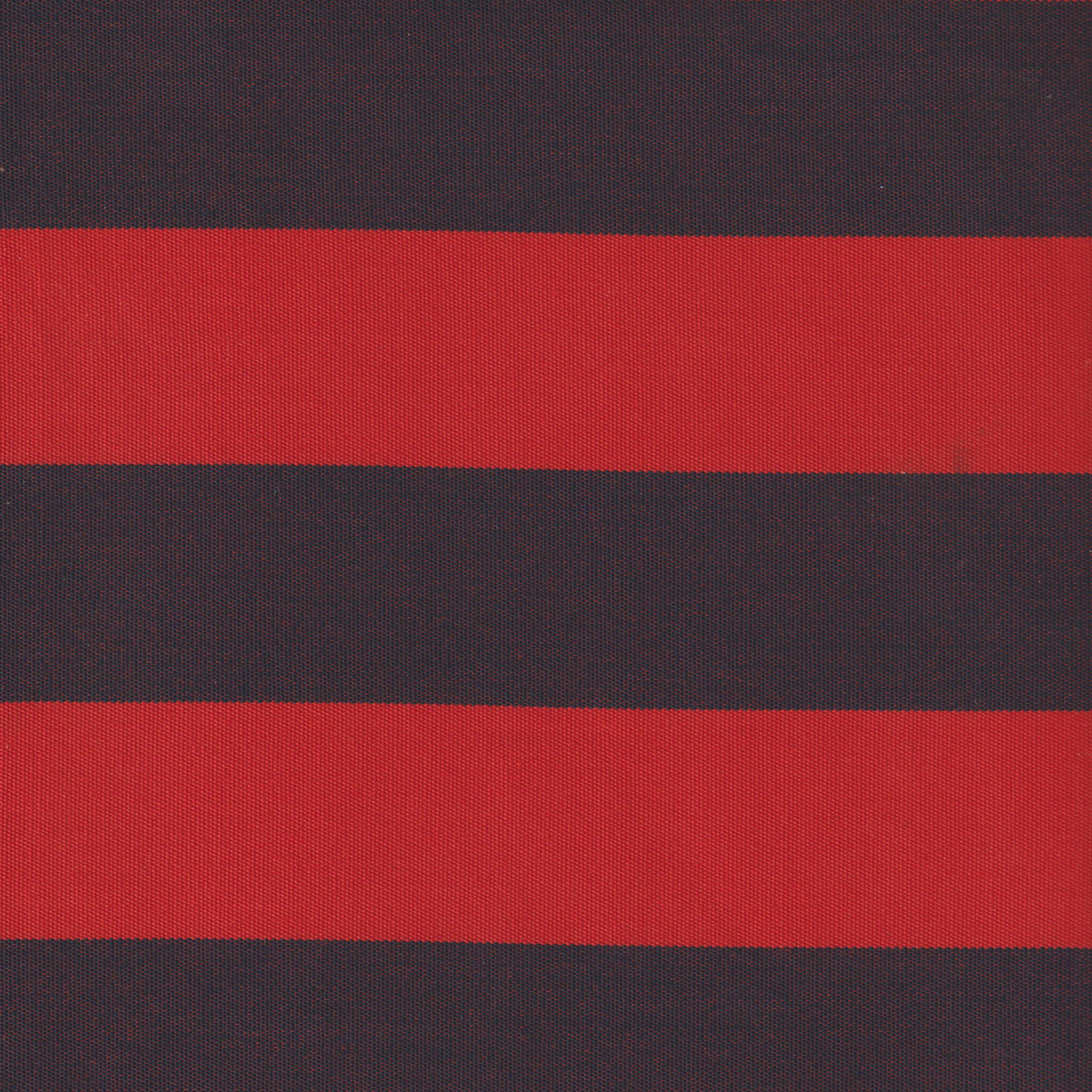 Color Rugby Stripe Red Navy
