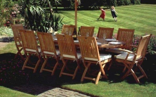 Barbuda Teak Folding Chair - Picture K