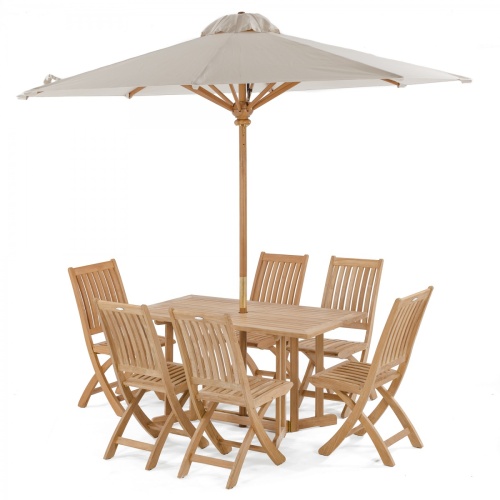 Barbuda Teak Folding Chair - Picture L
