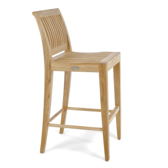 Laguna Side Teak Barstool