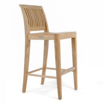 Laguna Side Teak Barstool