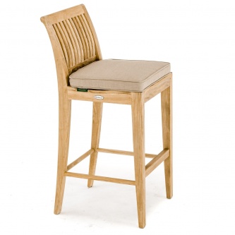 Refurbished Laguna Teak Bar Stool