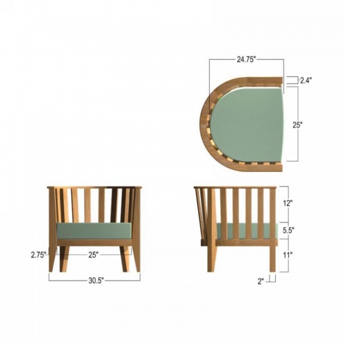 Kafelonia Chair Frame - Picture M