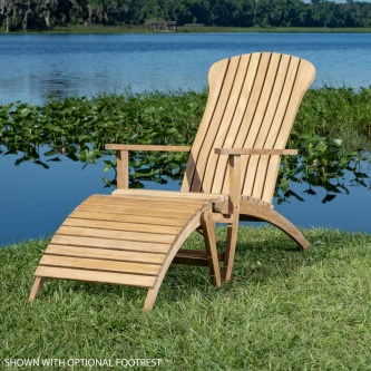 Teak Adirondack Lounger
