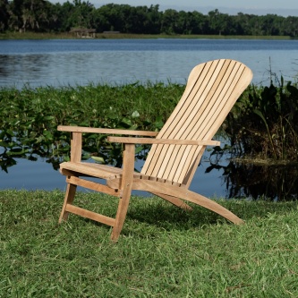Teak Adirondack Lounger
