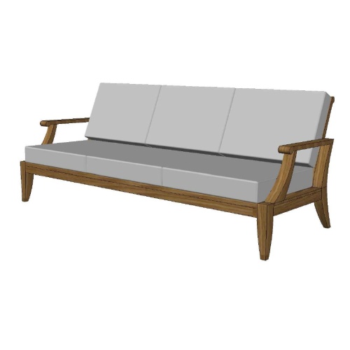 Laguna 3 Seater Sofa Frame - Picture B
