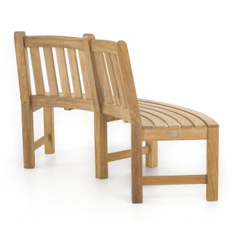 Teak Tree Hugger Bench (1 section)