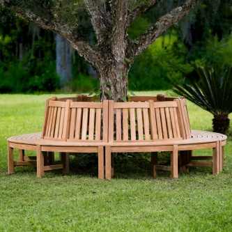 Buckingham Teak Tree Hugger Bench