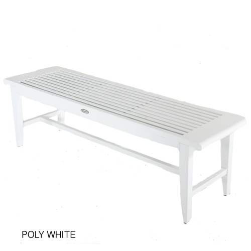 5 ft Laguna Teak Backless Bench - Picture L