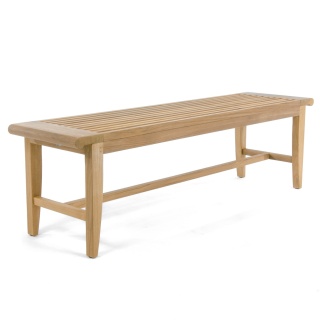 5 ft Laguna Teak Backless Bench
