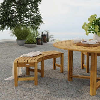 Buckingham Teak Backless Bench