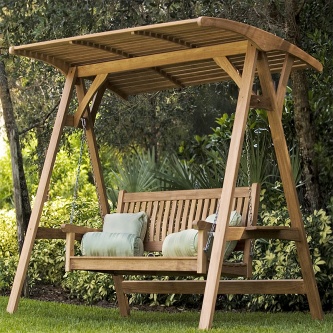 Veranda Swing Bench Set