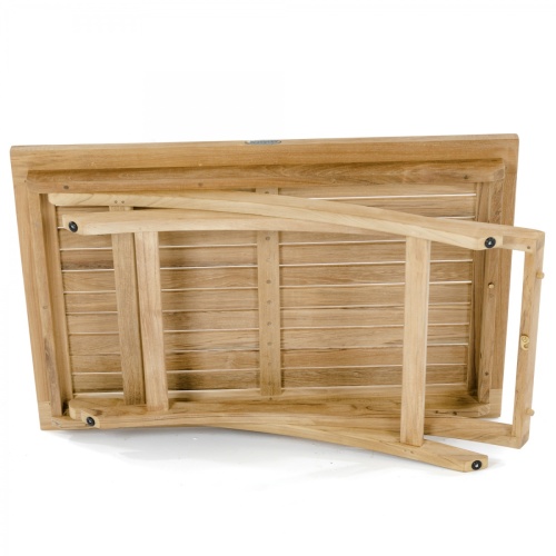 Barbuda 3 ft x 2 ft Folding Teak Coffee Table - Picture E