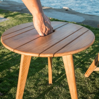 Surf Teak Side Table