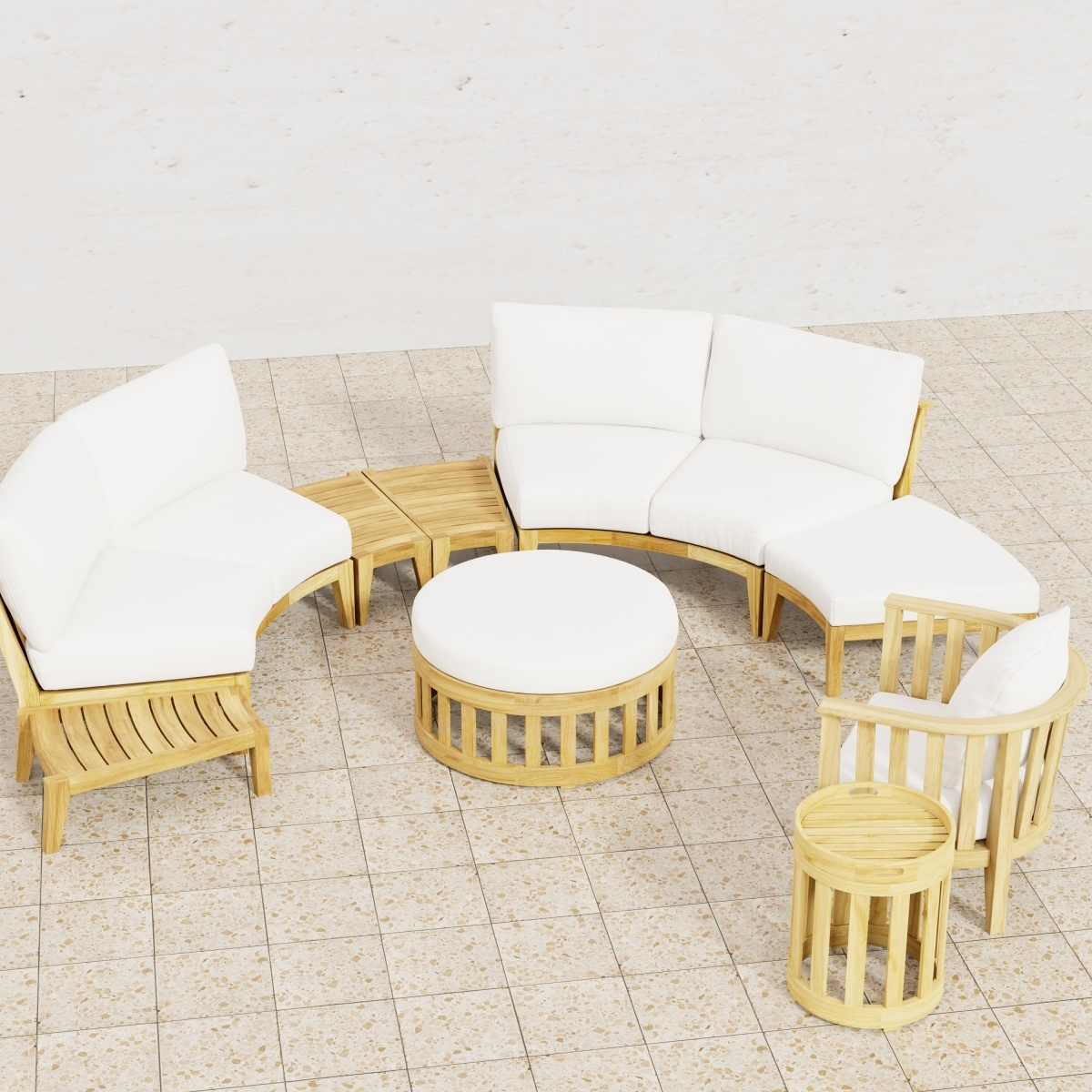 Kafelonia Teak End Table