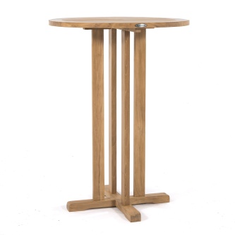 30 Inch Teak Bar Table